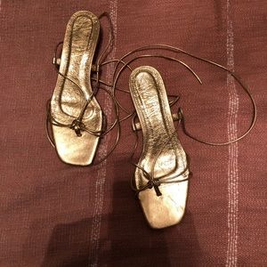 Zara gold sandal season 7.5